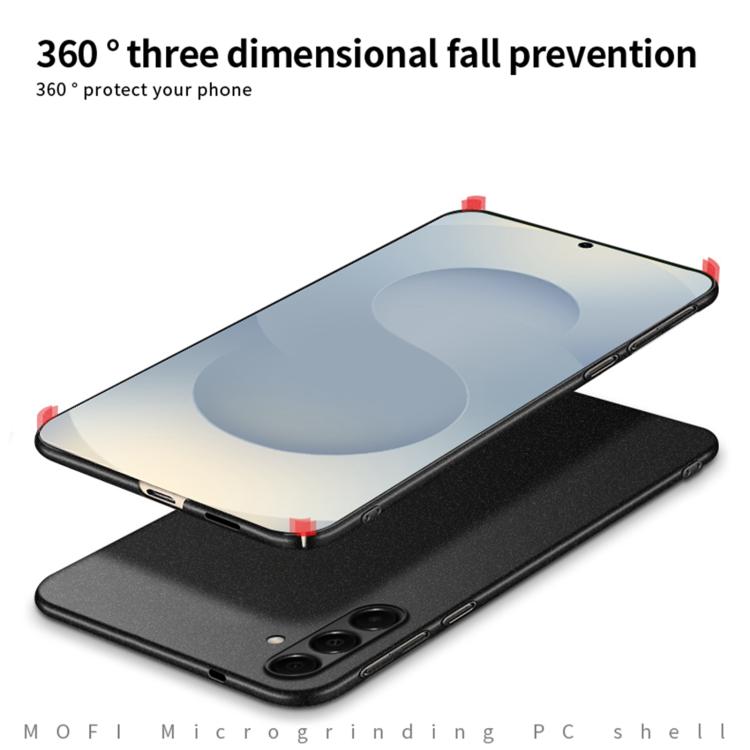 For Samsung Galaxy S25 5G MOFI Fandun Series Frosted PC Ultra-thin All-inclusive Phone Case