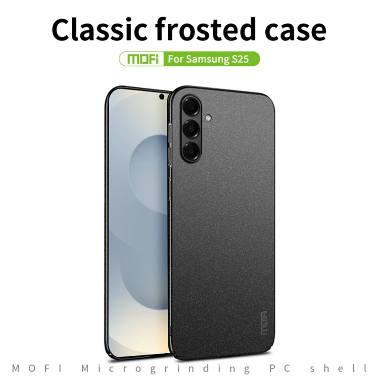 For Samsung Galaxy S25 5G MOFI Fandun Series Frosted PC Ultra-thin All-inclusive Phone Case