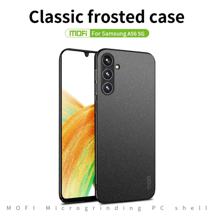 For Samsung Galaxy A56 5G MOFI Fandun Series Frosted PC Ultra-thin All-inclusive Phone Case