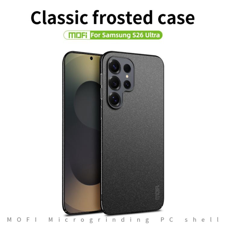 For Samsung Galaxy S26 Ultra 5G MOFI Fandun Series Frosted PC Ultra-thin All-inclusive Phone Case