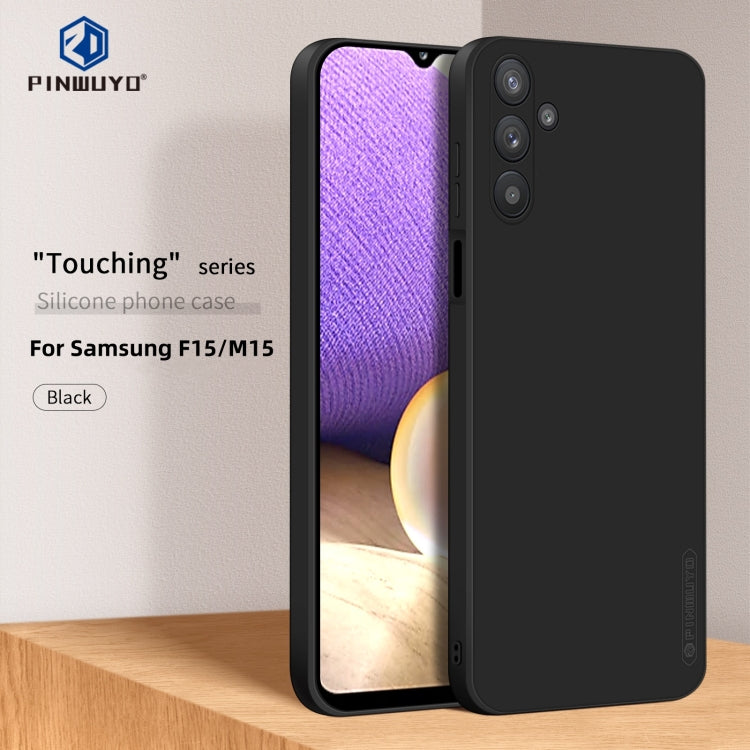 For Galaxy F15 / M15 PINWUYO Sense Series Liquid Silicone TPU Phone Case