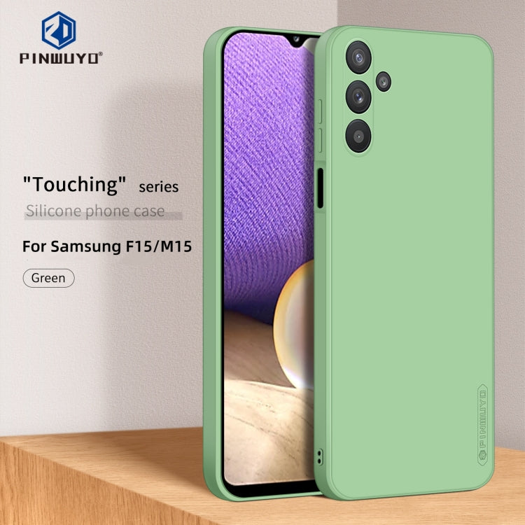 For Galaxy F15 / M15 PINWUYO Sense Series Liquid Silicone TPU Phone Case