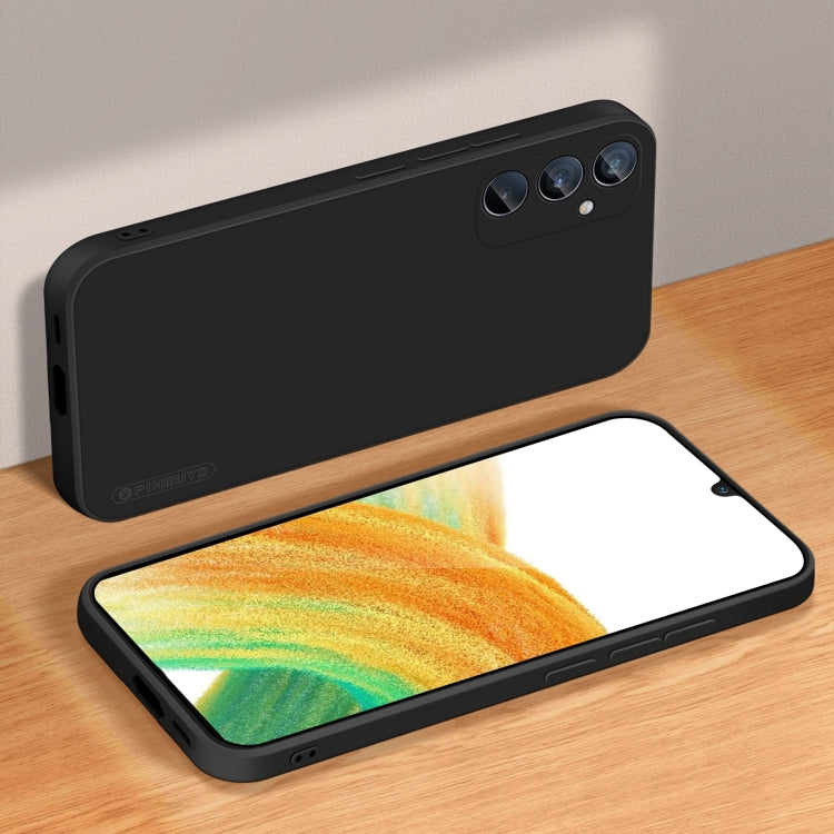 For Galaxy S24 FE 5G PINWUYO Sense Series Liquid Silicone TPU Phone Case