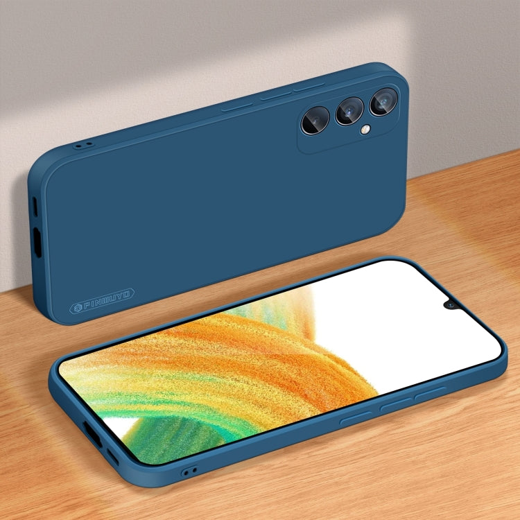 For Galaxy S24 FE 5G PINWUYO Sense Series Liquid Silicone TPU Phone Case