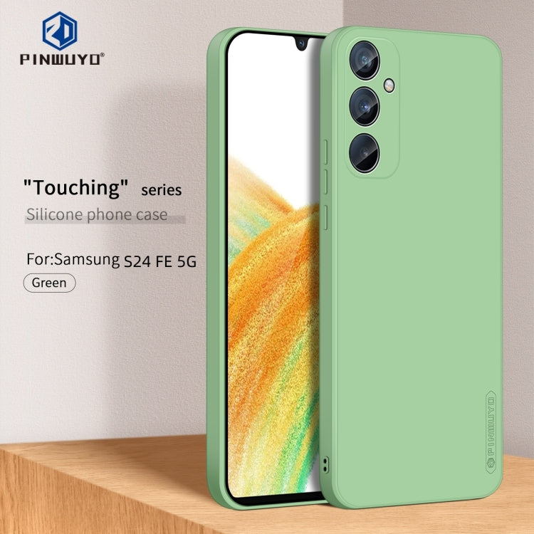 For Galaxy S24 FE 5G PINWUYO Sense Series Liquid Silicone TPU Phone Case