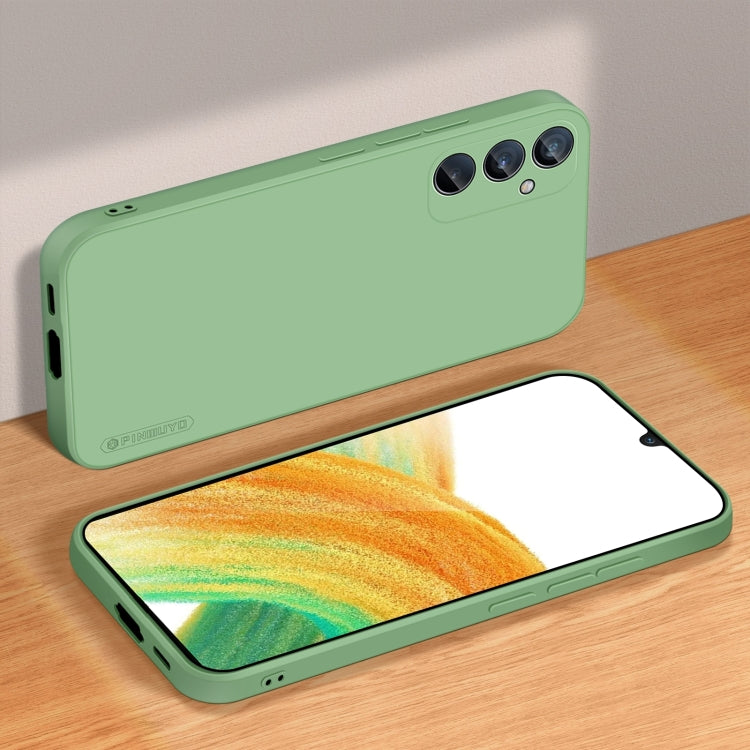 For Galaxy S24 FE 5G PINWUYO Sense Series Liquid Silicone TPU Phone Case