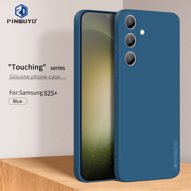 For Galaxy S25+ 5G PINWUYO Sense Series Liquid Silicone TPU Phone Case