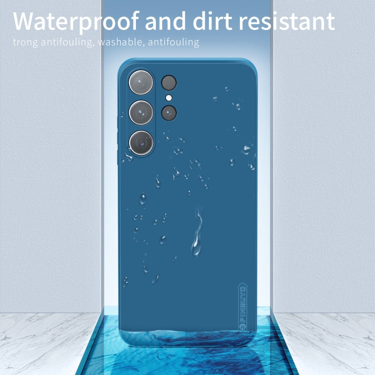 For Galaxy S25 Ultra 5G PINWUYO Sense Series Liquid Silicone TPU Phone Case