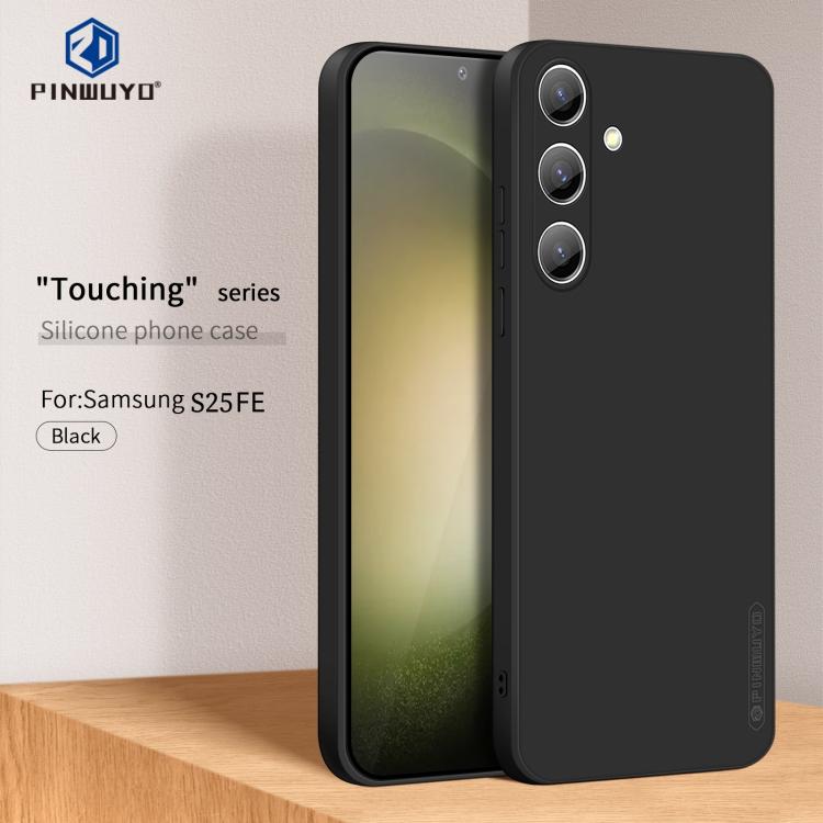 For Galaxy S25 FE 5G PINWUYO Sense Series Liquid Silicone TPU Phone Case