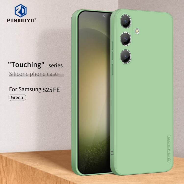 For Galaxy S25 FE 5G PINWUYO Sense Series Liquid Silicone TPU Phone Case