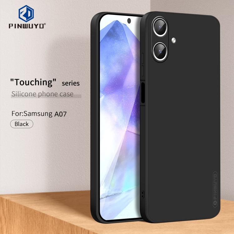 For Galaxy A07 PINWUYO Sense Series Liquid Silicone TPU Phone Case