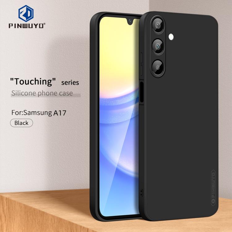 For Galaxy A17 PINWUYO Sense Series Liquid Silicone TPU Phone Case