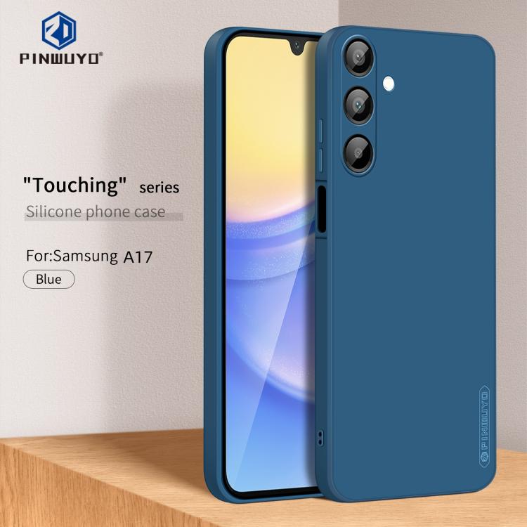 For Galaxy A17 PINWUYO Sense Series Liquid Silicone TPU Phone Case