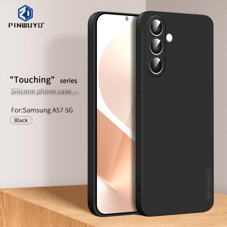 For Galaxy A57 5G PINWUYO Sense Series Liquid Silicone TPU Phone Case