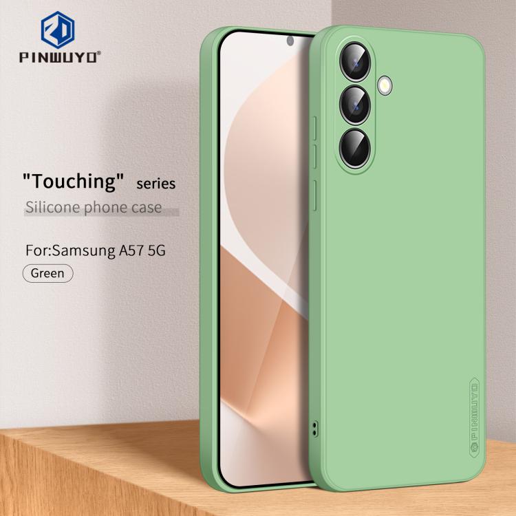For Galaxy A57 5G PINWUYO Sense Series Liquid Silicone TPU Phone Case