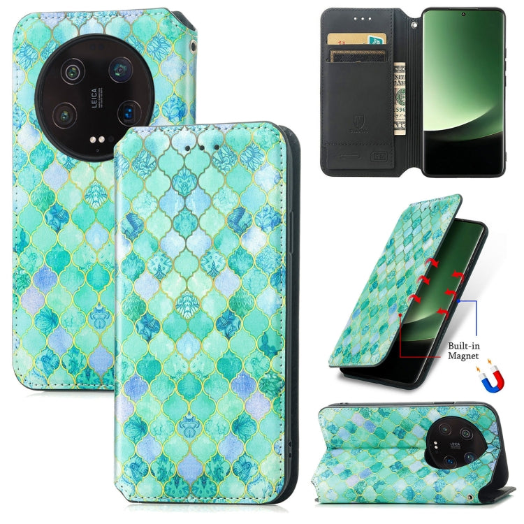 For Xiaomi 13 Ultra CaseNeo Colorful Magnetic Leather Phone Case