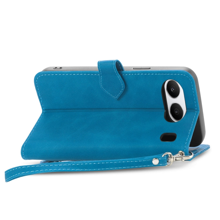 For OnePlus Nord 4 Embossed Flower Zipper Leather Phone Case