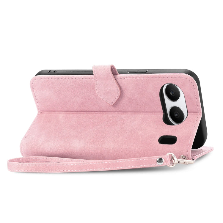 For OnePlus Nord 4 Embossed Flower Zipper Leather Phone Case