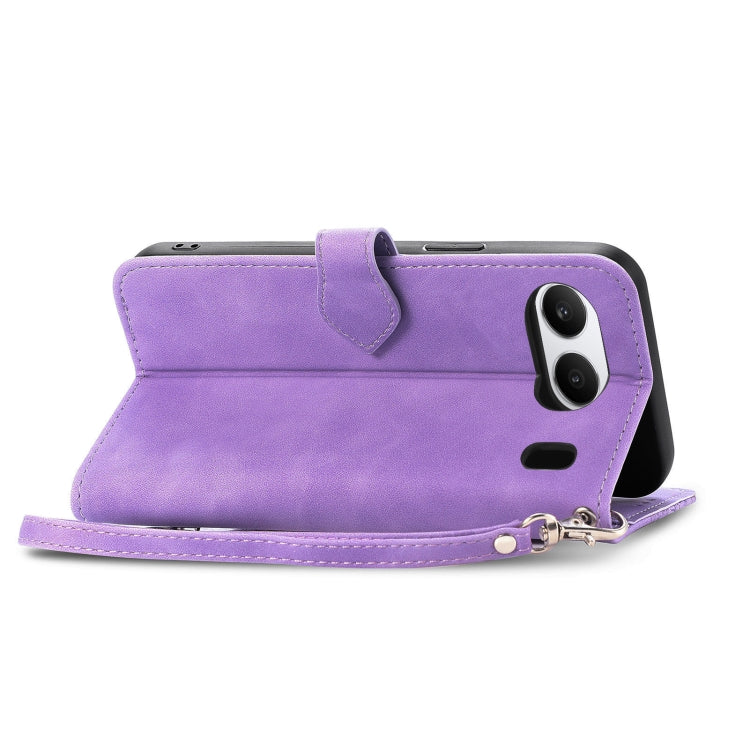 For OnePlus Nord 4 Embossed Flower Zipper Leather Phone Case
