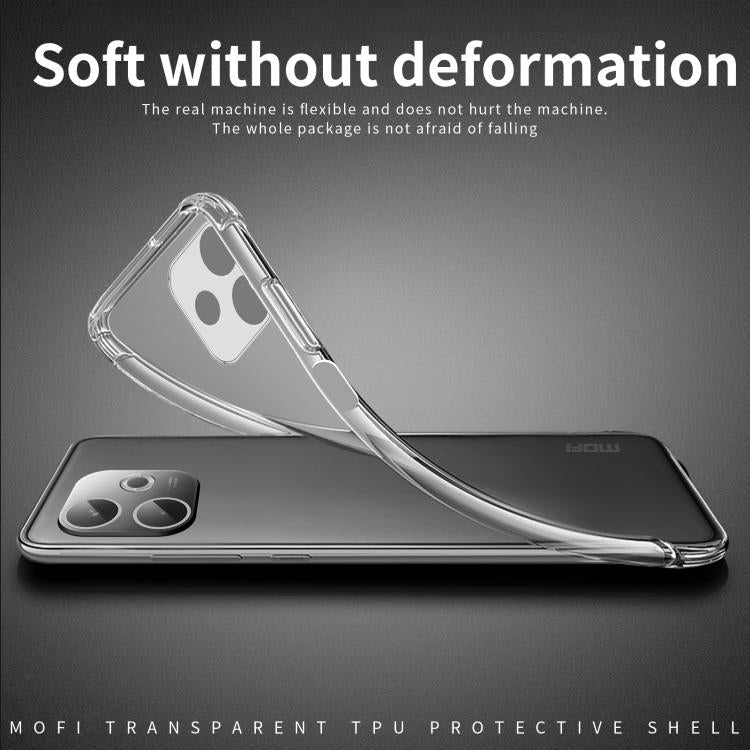 For OPPO A5 Pro 4G / 5G Global MOFI Ming Series Transparent Ultra-thin TPU Phone Case - Transparent