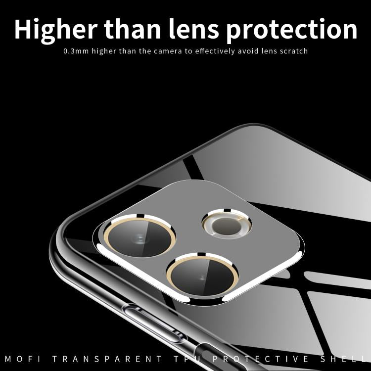 For OPPO A5 Pro 4G / 5G Global MOFI Ming Series Transparent Ultra-thin TPU Phone Case - Transparent