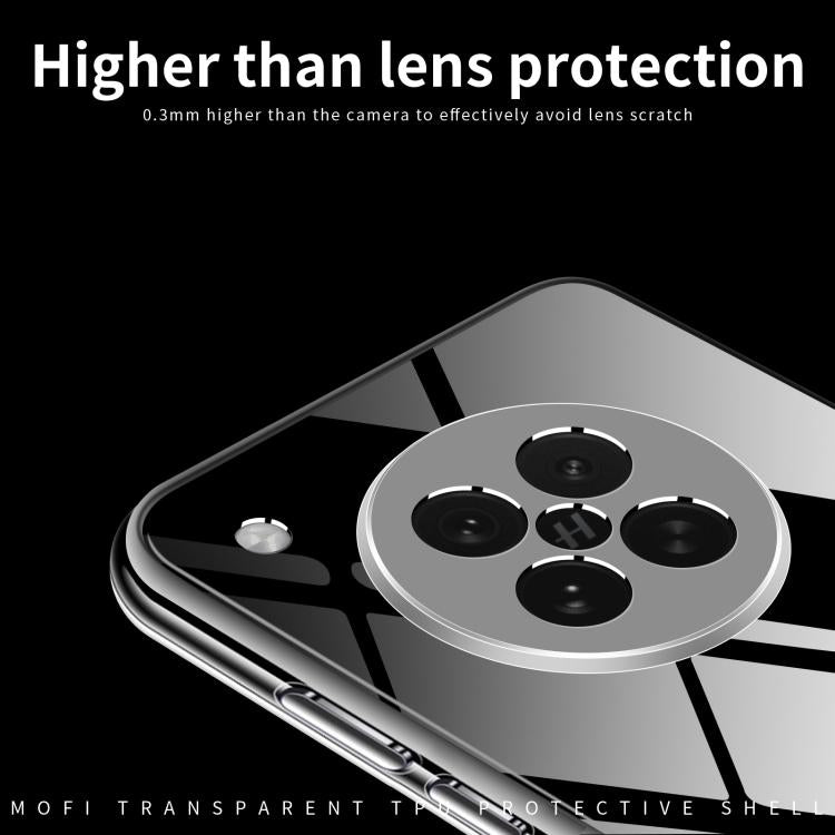 For OPPO Find X8s MOFI Ming Series Transparent Ultra-thin TPU Phone Case - Transparent