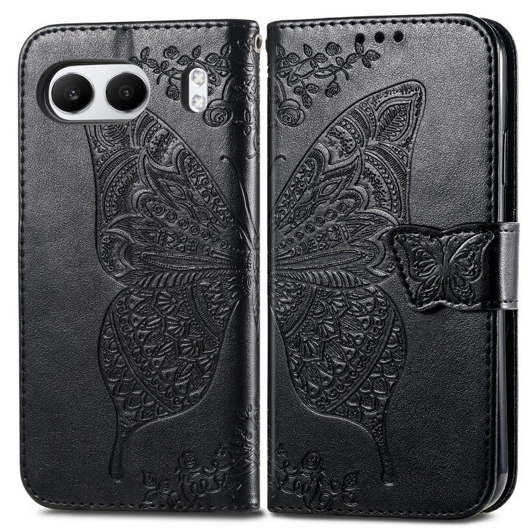 For OnePlus Nord 4 Butterfly Love Flower Embossed Leather Phone Case