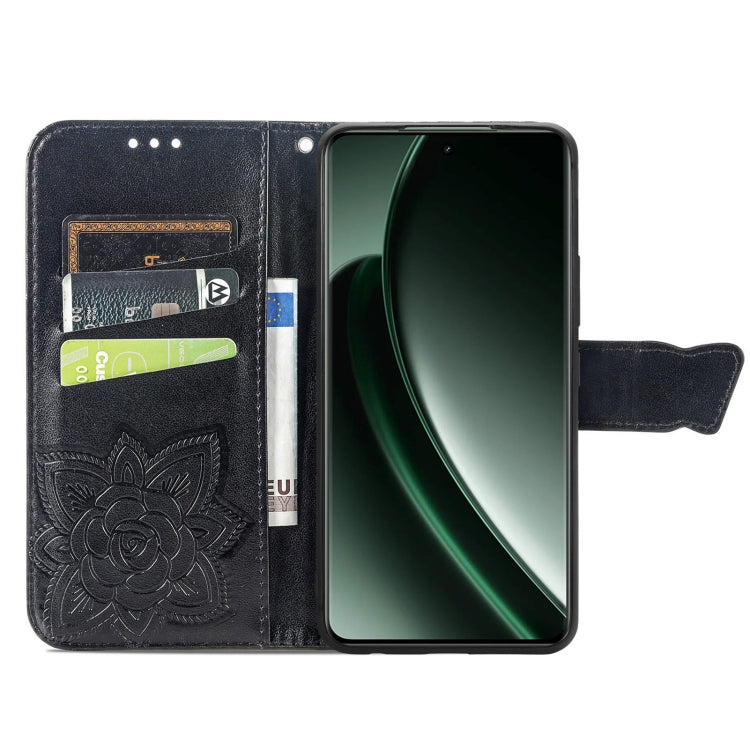 For OnePlus Nord 4 Butterfly Love Flower Embossed Leather Phone Case