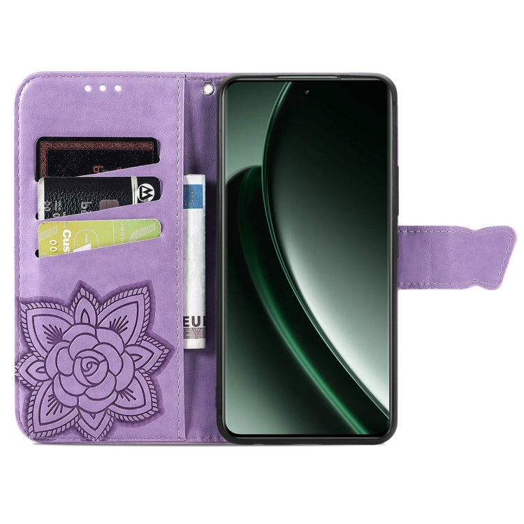 For OnePlus Nord 4 Butterfly Love Flower Embossed Leather Phone Case