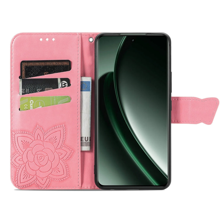 For OnePlus Nord 4 Butterfly Love Flower Embossed Leather Phone Case