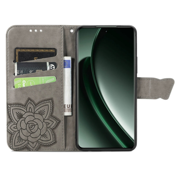 For OnePlus Nord 4 Butterfly Love Flower Embossed Leather Phone Case