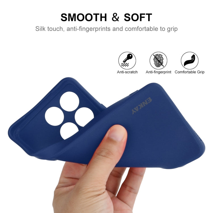 For Xiaomi Poco F6 Pro / Redmi K70 ENKAY Hat-Prince Liquid Silicone Shockproof Soft Phone Case