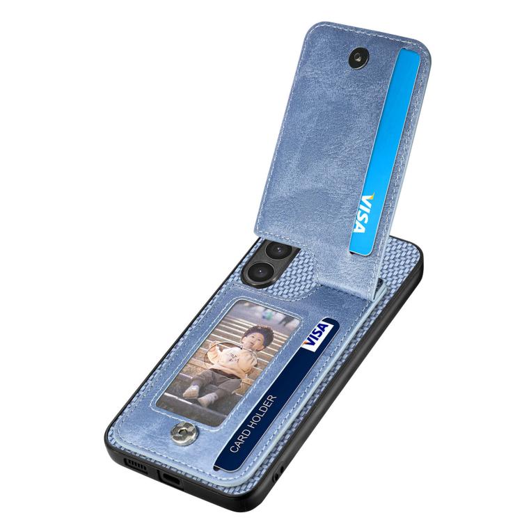 For Xiaomi 15T Carbon Fiber Vertical Flip Zipper Phone Case