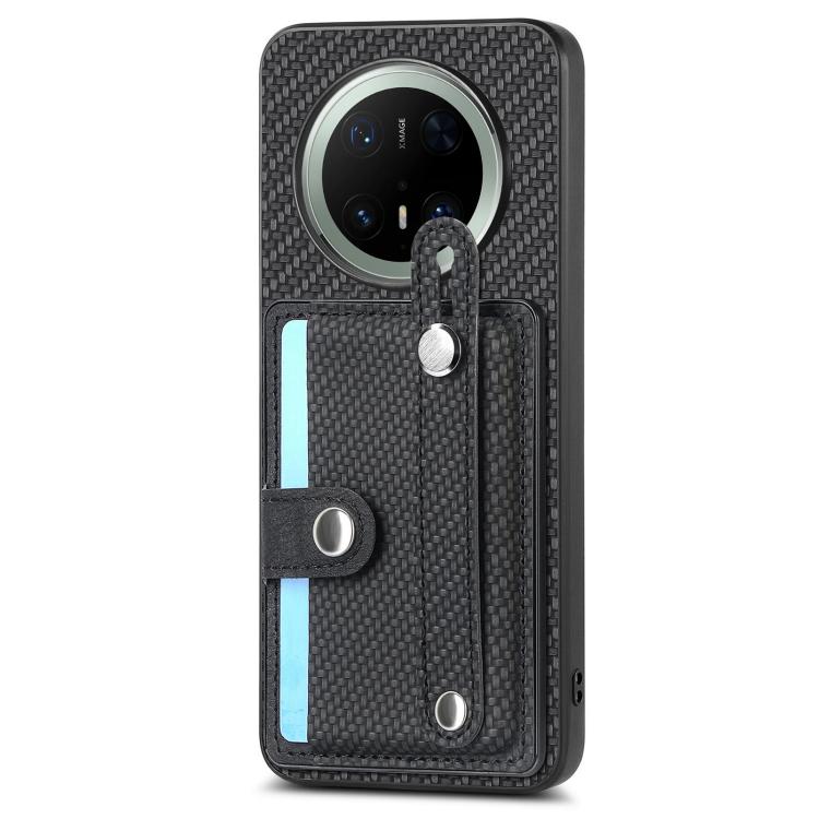 For Huawei Mate 70 Wristband Kickstand Card Wallet Back Cover Phone Case with Tool Knife