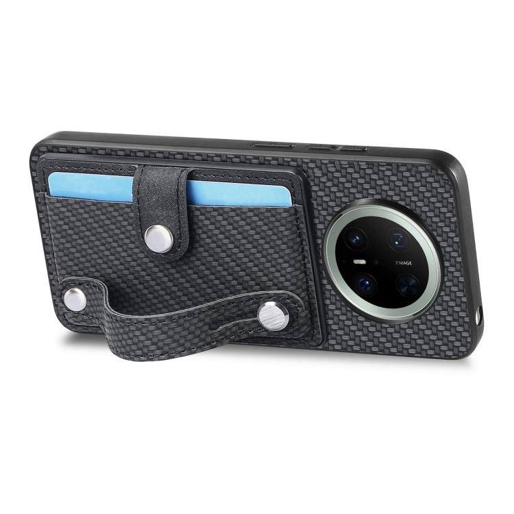 For Huawei Mate 70 Wristband Kickstand Card Wallet Back Cover Phone Case with Tool Knife