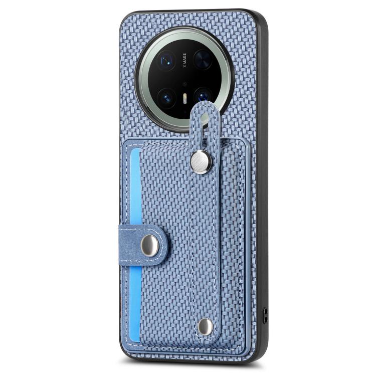 For Huawei Mate 70 Wristband Kickstand Card Wallet Back Cover Phone Case with Tool Knife