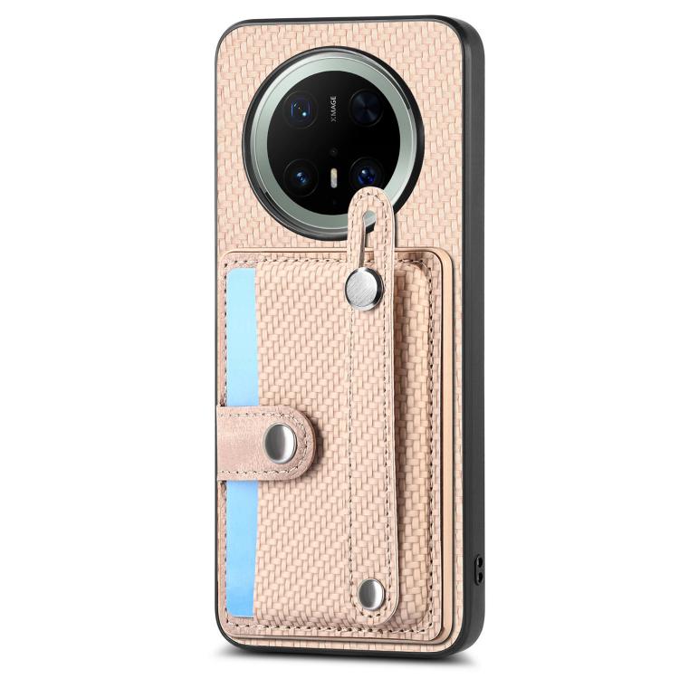 For Huawei Mate 70 Wristband Kickstand Card Wallet Back Cover Phone Case with Tool Knife