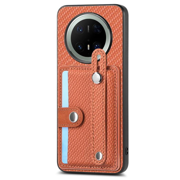 For Huawei Mate 70 Pro Wristband Kickstand Card Wallet Back Cover Phone Case with Tool Knife