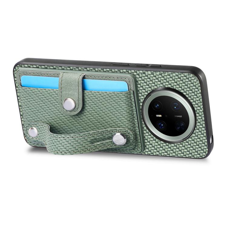 For Huawei Mate 70 Pro Wristband Kickstand Card Wallet Back Cover Phone Case with Tool Knife