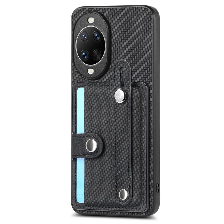 For Huawei nova 14 Pro Wristband Kickstand Card Wallet Back Cover Phone Case with Tool Knife