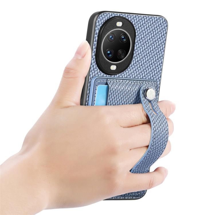 For Huawei nova 14 Ultra Wristband Kickstand Card Wallet Back Cover Phone Case with Tool Knife