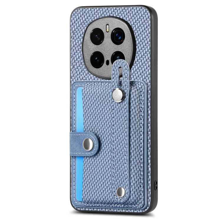 For Honor Magic7 Pro Wristband Kickstand Card Wallet Back Cover Phone Case with Tool Knife