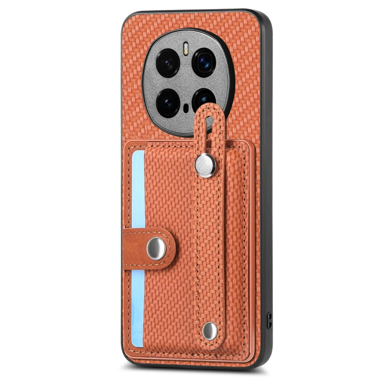 For Honor Magic7 Pro Wristband Kickstand Card Wallet Back Cover Phone Case with Tool Knife