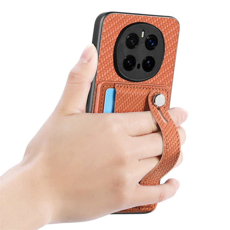 For Honor Magic7 Pro Wristband Kickstand Card Wallet Back Cover Phone Case with Tool Knife
