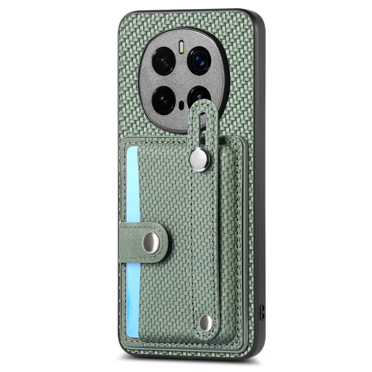 For Honor Magic7 Pro Wristband Kickstand Card Wallet Back Cover Phone Case with Tool Knife