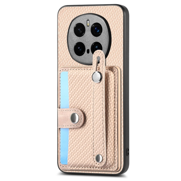 For Honor Magic7 Pro Wristband Kickstand Card Wallet Back Cover Phone Case with Tool Knife