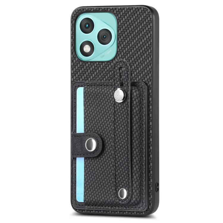 For Honor 400 Lite Global Wristband Kickstand Card Wallet Back Cover Phone Case with Tool Knife