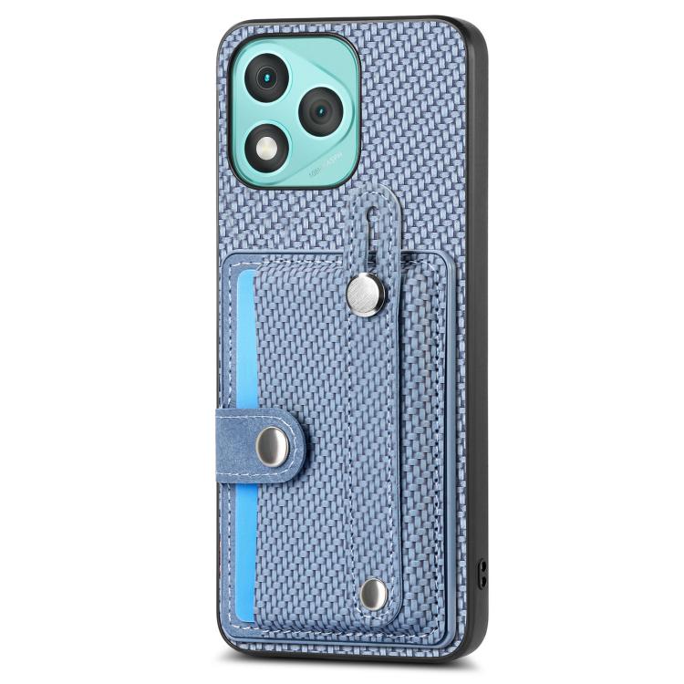 For Honor 400 Lite Global Wristband Kickstand Card Wallet Back Cover Phone Case with Tool Knife