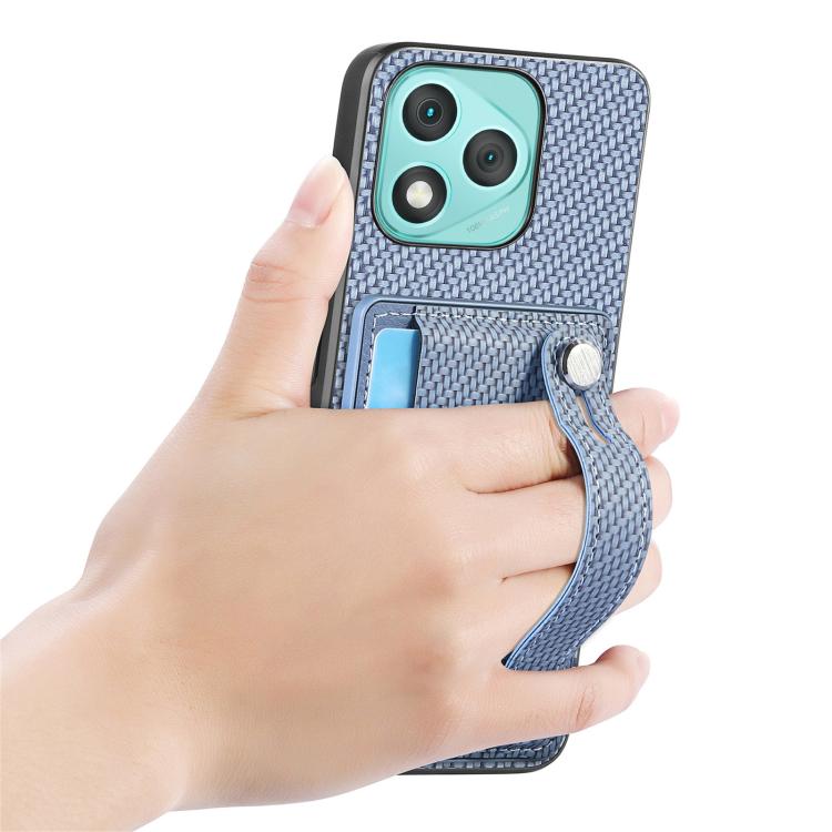 For Honor 400 Lite Global Wristband Kickstand Card Wallet Back Cover Phone Case with Tool Knife