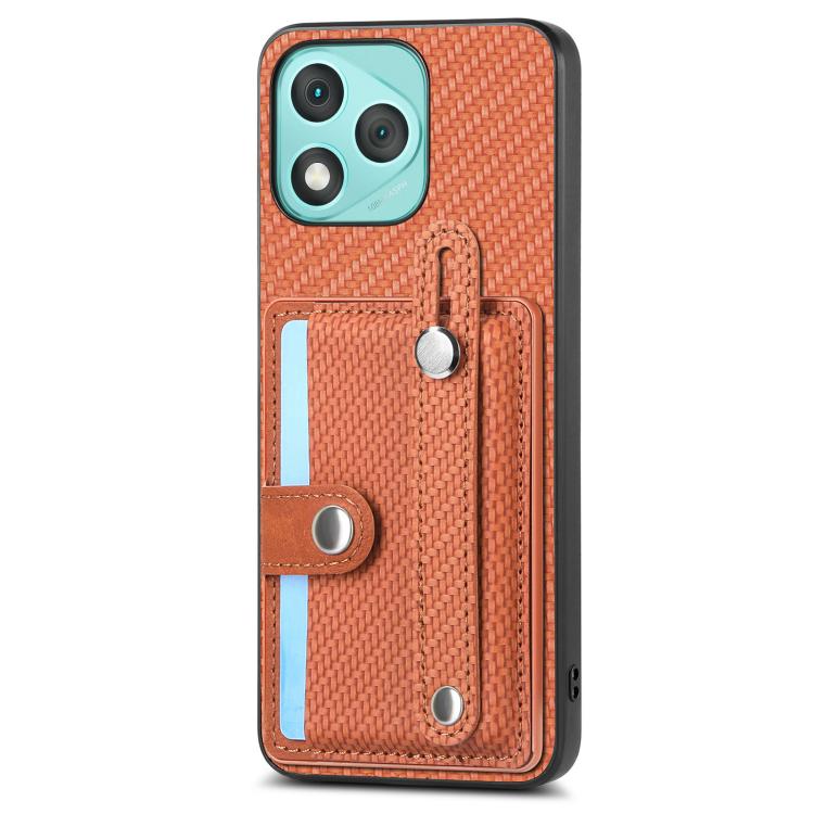 For Honor 400 Lite Global Wristband Kickstand Card Wallet Back Cover Phone Case with Tool Knife